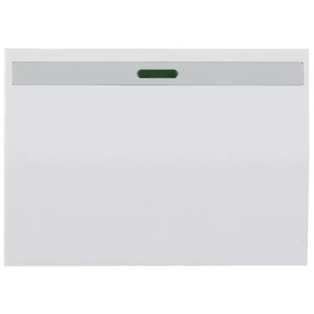 Выключатель СВЕТОЗАР &quot;ЭФФЕКТ&quot; одноклавишный, с эффектом свечения, без вставки и рамки, цвет белый, 10A/~250B SV-54431-W купить в Нефтеюганске