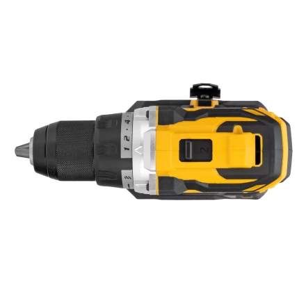 Дрель-шуруповерт аккумуляторная Denzel  BLDL-18-0 26140, бесщет.2 Li-Ion, 18 В купить в Нефтеюганске