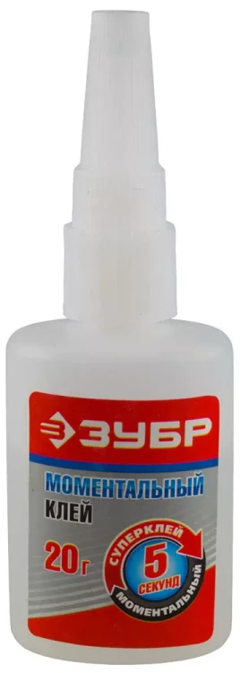 Клей ЗУБР моментальный, на блистере, 20 г 41906 купить в Нефтеюганске