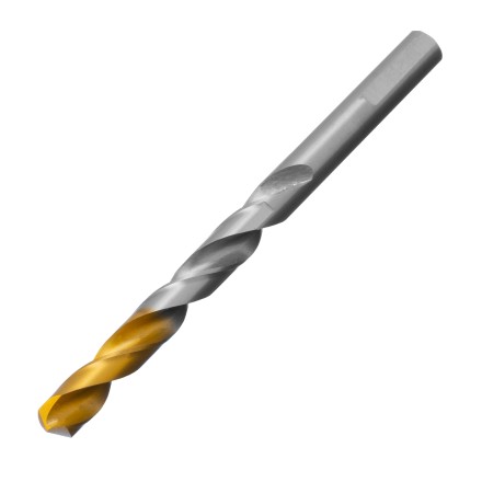 Сверло спиральное по металлу Denzel 8,5 x 117 мм, Р6М5, Golden Tip, 718240 купить в Нефтеюганске
