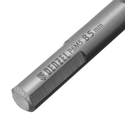 Сверло спиральное по металлу Denzel 8,5 x 117 мм, Р6М5, Golden Tip, 718240 купить в Нефтеюганске