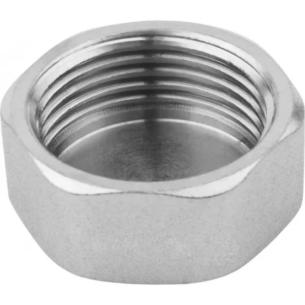 Заглушка ЗУБР &quot;ЭКСПЕРТ&quot;, никелированная латунь, 6-ти гранная головка, внутренняя резьба, 3/4&quot; 51297-3/4 купить в Нефтеюганске