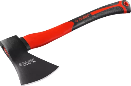 Топор ЗУБР &quot;МАСТЕР&quot; кованый с двухкомпонентной стеклопластиковой рукояткой, 1,0кг 2061-10 купить в Нефтеюганске