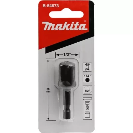 Адаптер MAKITA шестигранник 1/4&quot; на квадрат 1/2&quot; Makita B-54673 (переходник) купить в Нефтеюганске