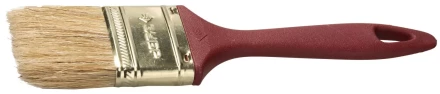 Кисть плоская ЗУБР &quot;УНИВЕРСАЛ-МАСТЕР&quot; &quot;КП-11&quot;, натуральная щетина, пластмассовая ручка, 25мм 4-01011-025 купить в Нефтеюганске