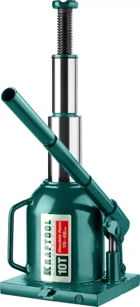 Домкрат гидравлический бутылочный &quot;Double Ram&quot;, сварной, телескопический, 10т, 170-430мм, KRAFTOOL 43463-10 43463-10 купить в Нефтеюганске