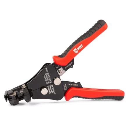 Полуавтоматический стриппер КВТ WS-03 для снятия изоляции с проводов 0.5–6.0 мм с функцией опрессовки и модулем резки CutPro (101542) купить в Нефтеюганске