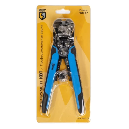Автоматический многофункциональный стриппер КВТ WS-17 для снятия изоляции с проводов 0.05–10 мм(84418) купить в Нефтеюганске