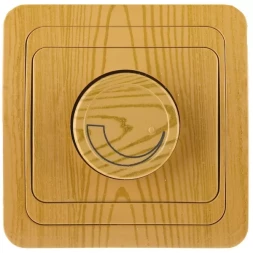 Диммер СВЕТОЗАР &quot;ГАММА&quot; цвет ольха, 60-800Вт SV-54142-A