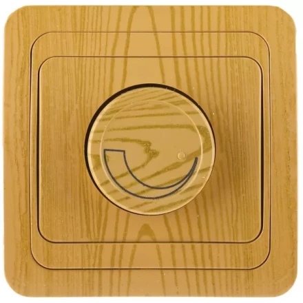 Диммер СВЕТОЗАР &quot;ГАММА&quot; цвет ольха, 60-800Вт SV-54142-A купить в Нефтеюганске