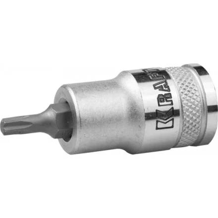 Торцовая бита-головка KRAFTOOL &quot;INDUSTRIE QUALITAT&quot;, материал S2, TORX, сатинированная, 1/2&quot;, Т25 27905-25_z01 купить в Нефтеюганске