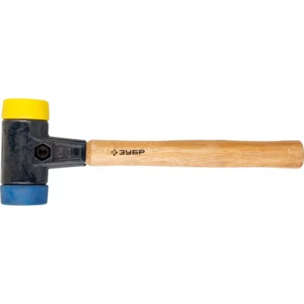 Молоток ЗУБР &quot;ЭКСПЕРТ&quot; многофункциональный, сборочный, ручка из ясеня, сменные бойки, для металлообработки, 1100г, 50мм 2044-50 купить в Нефтеюганске