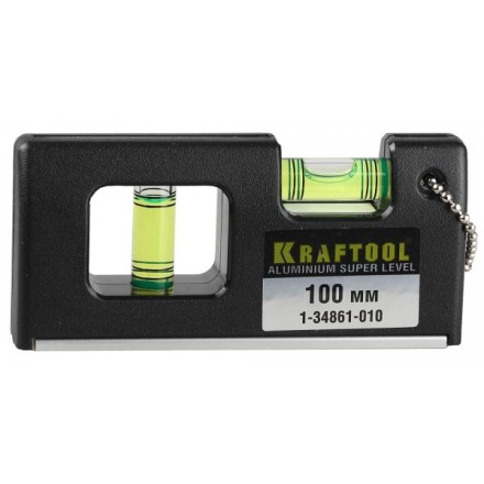 Уровень KRAFTOOL &quot;PRO&quot; &quot;МИНИ&quot; с магнитом, 2 ампулы, 100мм 1-34861-010 купить в Нефтеюганске