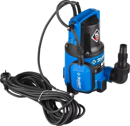 Насос ЗУБР &quot;ПРОФЕССИОНАЛ&quot; Т3 погружной дренажный для чистой воды (d пропускаемых частиц до 5мм), 750Вт, пропускная способность 210л/мин, напор 8,5м НПЧ-Т3-750 купить в Нефтеюганске