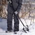 Лопата для уборки снега пластиковая, 450х325х1370 мм, стальной черенок, Palisad 61660 купить в Нефтеюганске