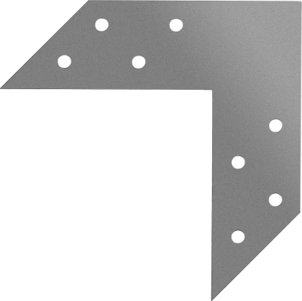 ЗУБР УС-2.0, 120 x 120 x 35 x 2 мм, угловой соединитель (31044-120) купить в Нефтеюганске