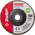 Круг шлифовальный ЗУБР &quot;МАСТЕР&quot; лепестковый торцевой, зерно-электрокорунд нормальный, тип КЛТ 1, P80, 150х22,2мм 36593-150-80 купить в Нефтеюганске