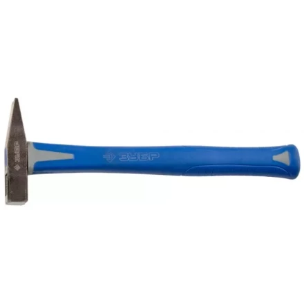 Молоток ЗУБР &quot;ЭКСПЕРТ&quot; слесарный, кованый, фиберглассовая, полностью обрезиненная рукоятка, 100г 20035-01 купить в Нефтеюганске