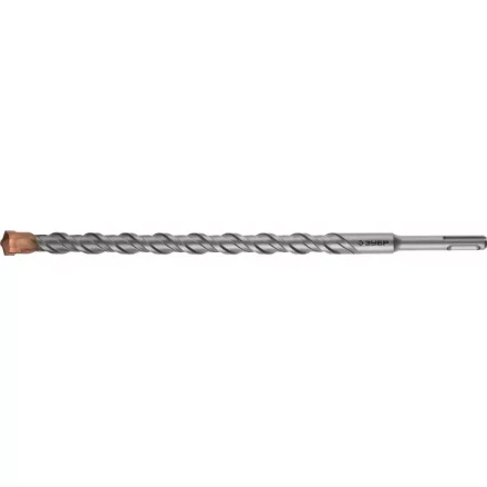 Бур ЗУБР &quot;ПРОФЕССИОНАЛ&quot; по бетону, хвостовик &quot;SDS-Plus&quot;, самоцентрирующий наконечник, спиральS4, 25х450мм 29314-450-25_z01 купить в Нефтеюганске