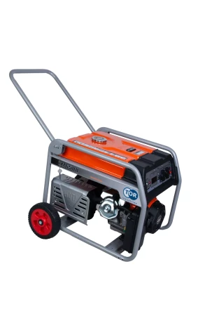 Генератор бензиновый TOR KM6500H 5,0 кВт 220В 27 л с электростартером и колесами 1018117 купить в Нефтеюганске