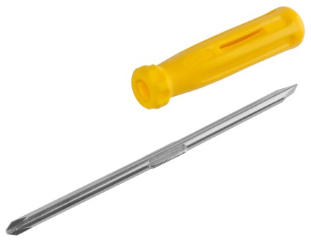 Отвертка STAYER &quot;STANDARD&quot; 2-в-1 с двухсторонним стержнем, PH №2 /SL 6мм, 85мм 2515_z01 купить в Нефтеюганске