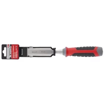 Долото-стамеска 26 мм 60 CrV трехкомпонентная обрезиненная рукоятка MATRIX 24761 купить в Нефтеюганске