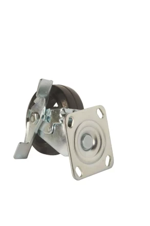 Колесо большегрузное поворотное SCdb 55 125 мм обрезиненное с тормозом (N) 1024160 купить в Нефтеюганске