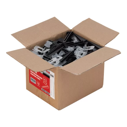 Комплект зажим + клин для системы выравнивания плитки СВП Ворота, 250/250 шт. в коробе Matrix 88120 купить в Нефтеюганске