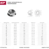 Гайка DIN 6923 с фланцем, M8, 6 шт, кл. пр. 8, оцинкованная, ЗУБР 303636-08 купить в Нефтеюганске