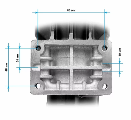Двигатель алмазного бурения MESSER DM180-1  230мм, 3,2 кВт, 900 об/мин, с PRCD купить в Нефтеюганске