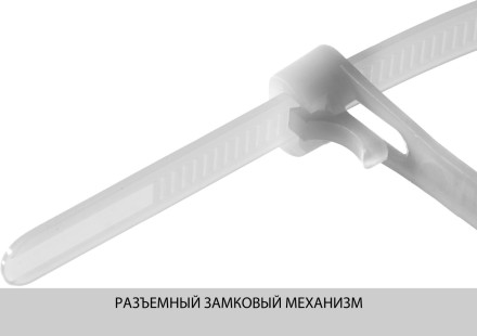 Хомуты нейлоновые ЗУБР &quot;МАСТЕР&quot; многоразовые, 7,5 мм x 200 мм, 100 шт 309240-75-200 купить в Нефтеюганске