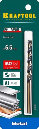 Сверла по металлу HSS-Co 29656-6.5 купить в Нефтеюганске