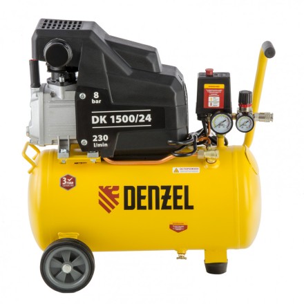 Компрессор воздушный Denzel DK1500/24 Х-PRO 58063 купить в Нефтеюганске