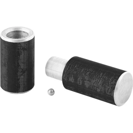 Петля гаражная с шаром D 32 x 160 мм 2 шт Россия Сибртех 920113 купить в Нефтеюганске