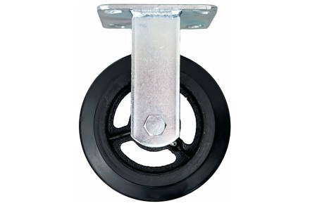 Аппаратное неповоротное колесо большегрузное HITCH 152*50 резина черная FCd63 (SZ085001) купить в Нефтеюганске