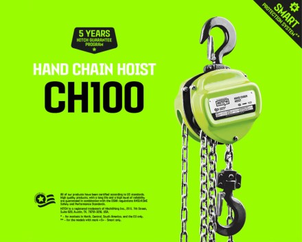Таль ручная цепная HITCH CH100, 0.5 т, 3 м купить в Нефтеюганске