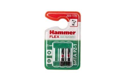 Бита HAMMER PZ1 25мм (2шт) купить в Нефтеюганске