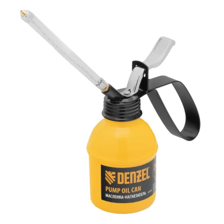 Масленка-нагнетатель, металлический корпус, 0,3 л, гибкий наконечник// Denzel 53241 купить в Нефтеюганске
