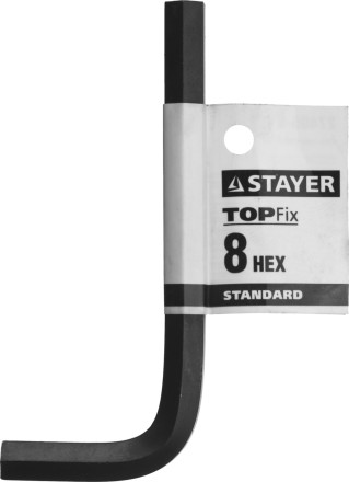 Ключ имбусовый STAYER &quot;STANDARD&quot;, сталь, черный, 8мм 27405-8 купить в Нефтеюганске