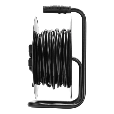 Удлинитель силовой 20 м, 16А, тип УХз16, КГ 3 x 2.5 мм, на стальной катушке, 4 розетки Сибртех 95878 купить в Нефтеюганске