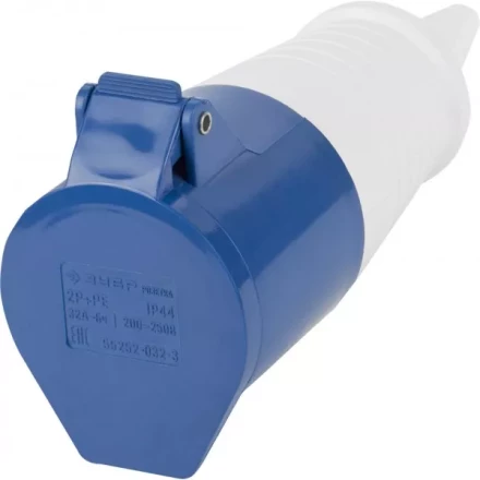 Розетка ЗУБР &quot;МАСТЕР&quot; переносная, 32A, 250B, 6ч 55252-032-3 купить в Нефтеюганске