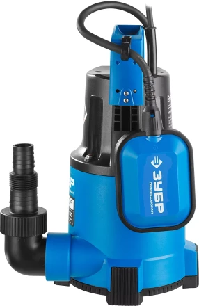 Насос ЗУБР &quot;ПРОФЕССИОНАЛ&quot; Т3 погружной дренажный для чистой воды (d пропускаемых частиц до 5мм), 400Вт, пропускная способность 140л/мин, напор 8,0м НПЧ-Т3-400 купить в Нефтеюганске