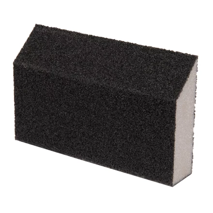 Губка для шлифования, 125 х 75 х 25 мм, трапеция, средняя жесткость, P 60 Сибртех 757287 купить в Нефтеюганске
