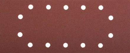 Лист шлифовальный ЗУБР &quot;МАСТЕР&quot;, 14 отверстий, для ПШМ на зажимах, Р100, 115х280мм, 5шт 35594-100 купить в Нефтеюганске