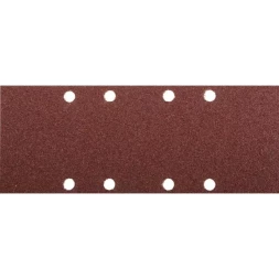 Лист шлифовальный ЗУБР &quot;МАСТЕР&quot;, 8 отверстий, для ПШМ на зажимах, Р80, 93х230мм, 5шт 35591-080