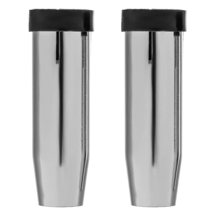 Сопло газовое 16, длина 57мм, 2 шт для MIG горелки тип 24 Denzel 93647 купить в Нефтеюганске