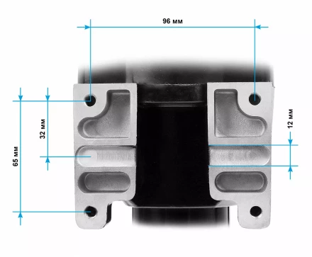 Двигатель алмазного бурения MESSER DM250E  260мм 4 кВт, 750 об/мин, с PRCD купить в Нефтеюганске