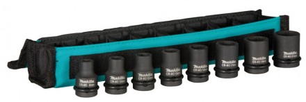 Набор ударных торцевых головок Makita 1/2, 8 шт Makita E-16601 купить в Нефтеюганске