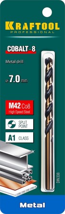 Сверла по металлу HSS-Co 29656-7 купить в Нефтеюганске
