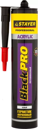 Герметик STAYER "MASTER" акриловый, белый, 260мл 41211-0_z01 купить в Нефтеюганске